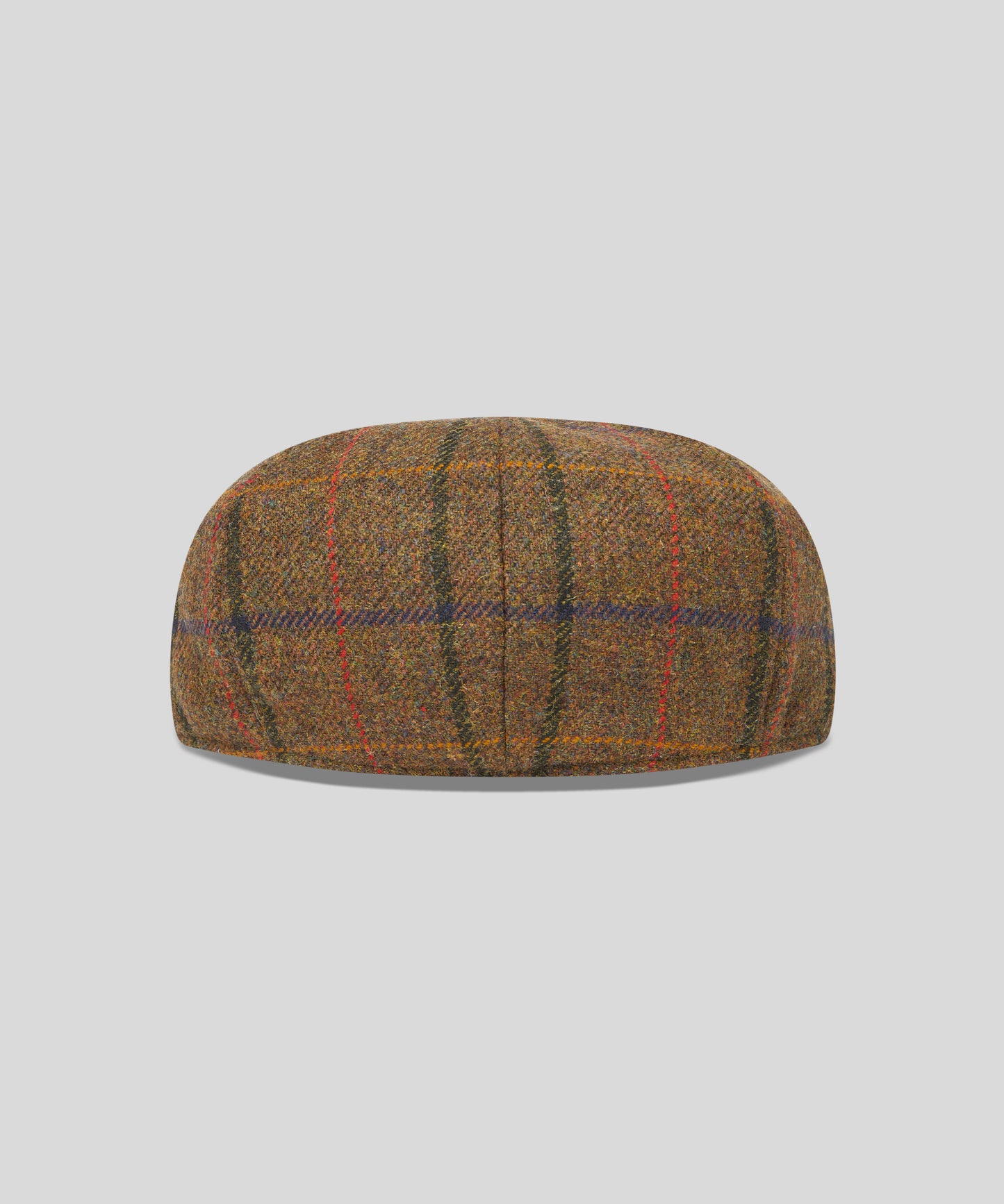 Goodwood Tweed Baker Boy - Brown & Red