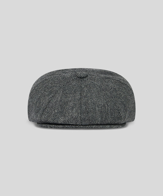 Goodwood Tweed Baker Boy - Grey