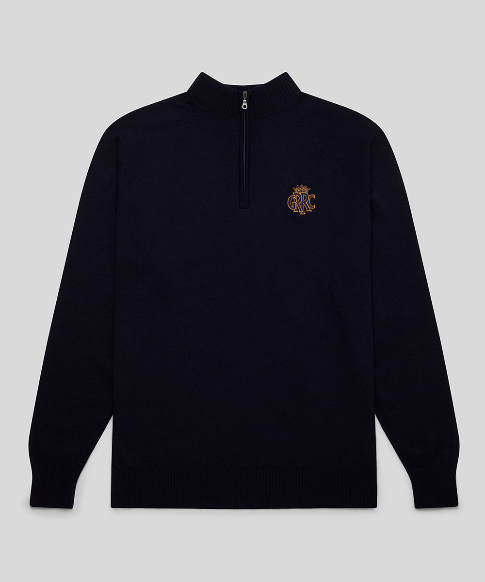 Goodwood GRRC Quarter-Zip Merino Jumper