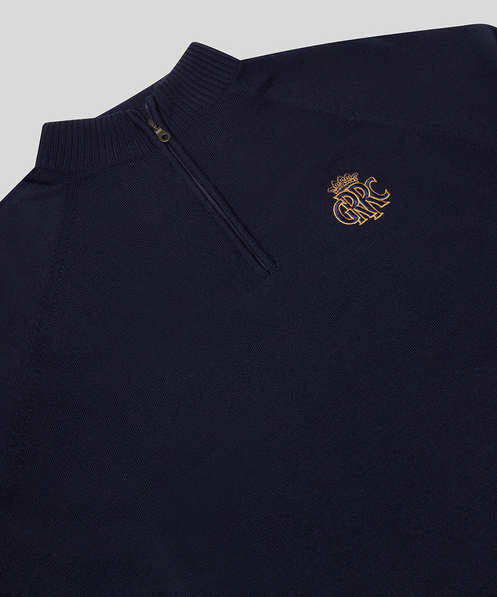 Goodwood GRRC Quarter-Zip Merino Jumper