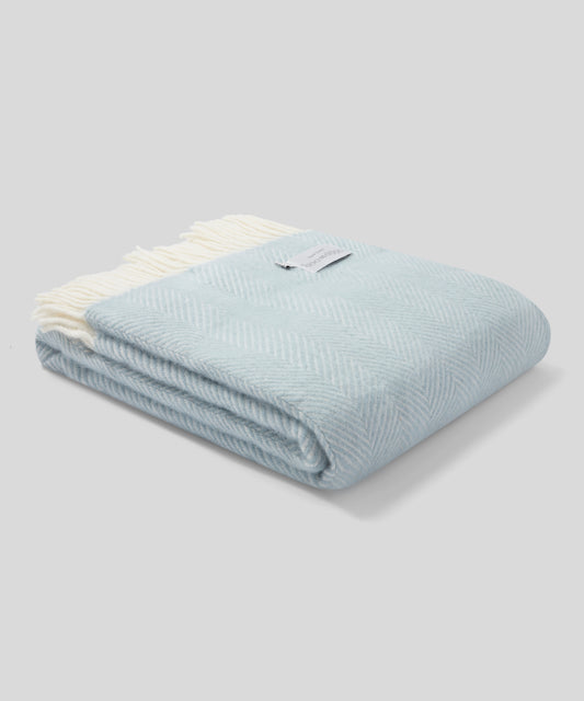 Goodwood Fishbone Wool Throw