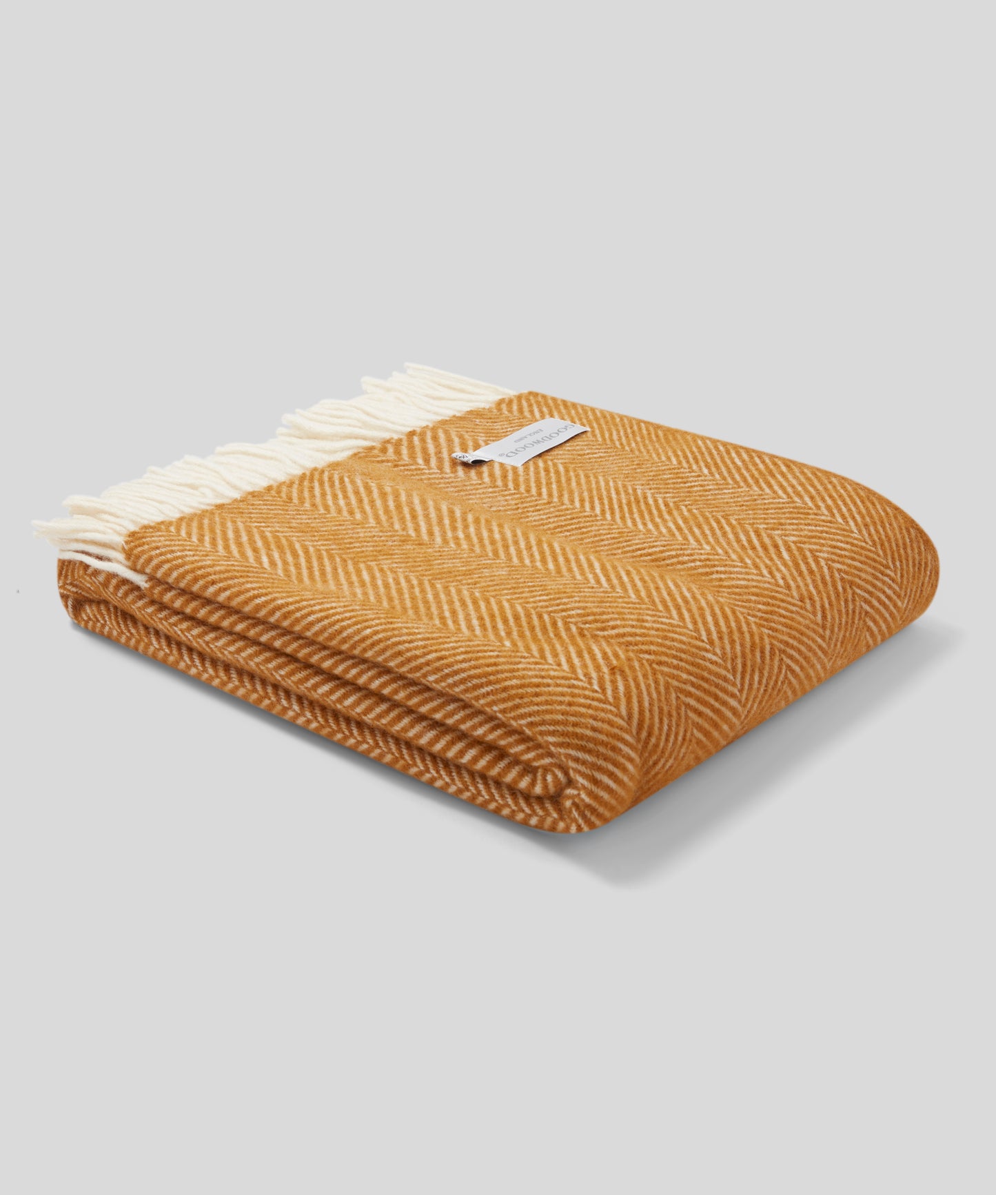 Goodwood Fishbone Wool Throw