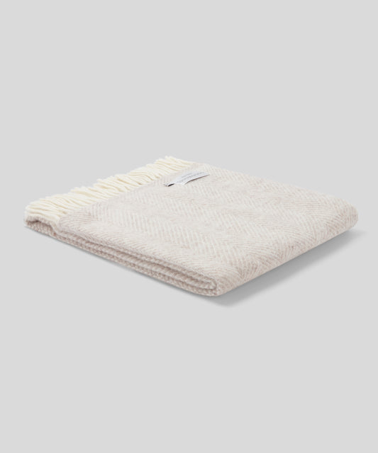 Goodwood Fishbone Wool Travel Rug