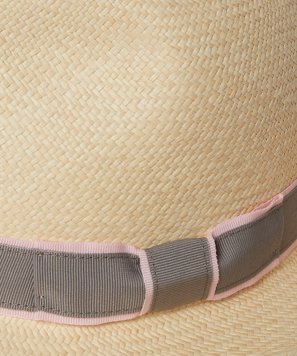 Goodwood Panama - Pink & Silver