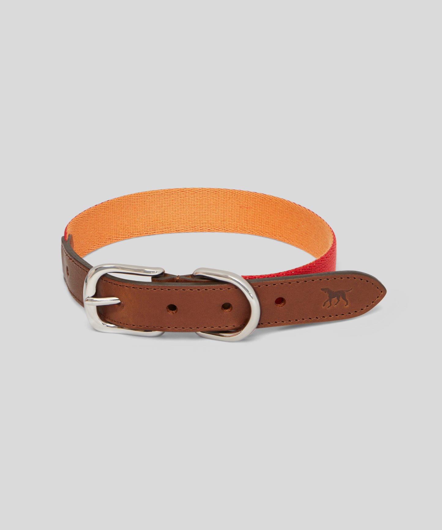 Goodwoof Webbing & Leather Dog Collar