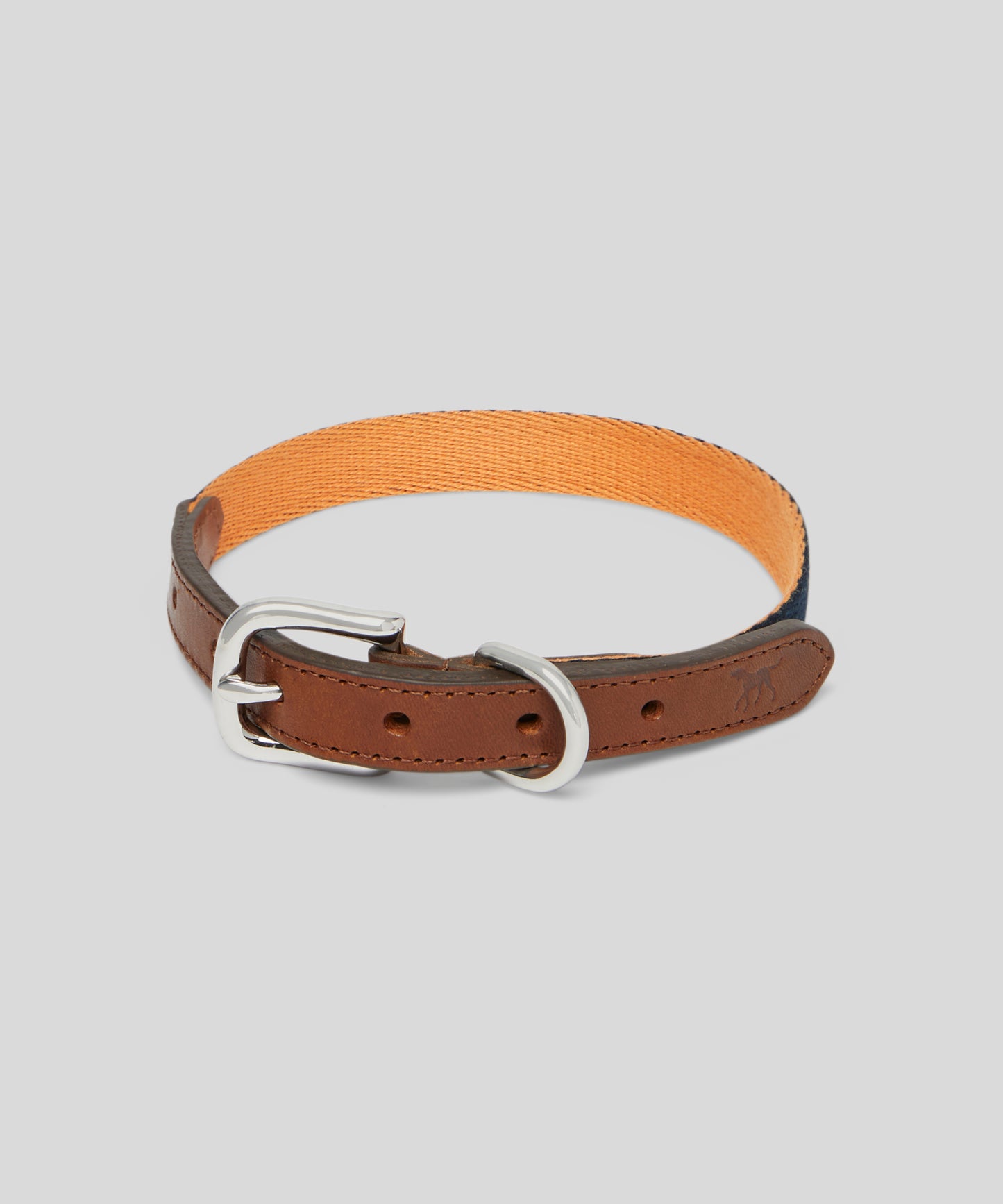 Goodwoof Webbing & Leather Dog Collar