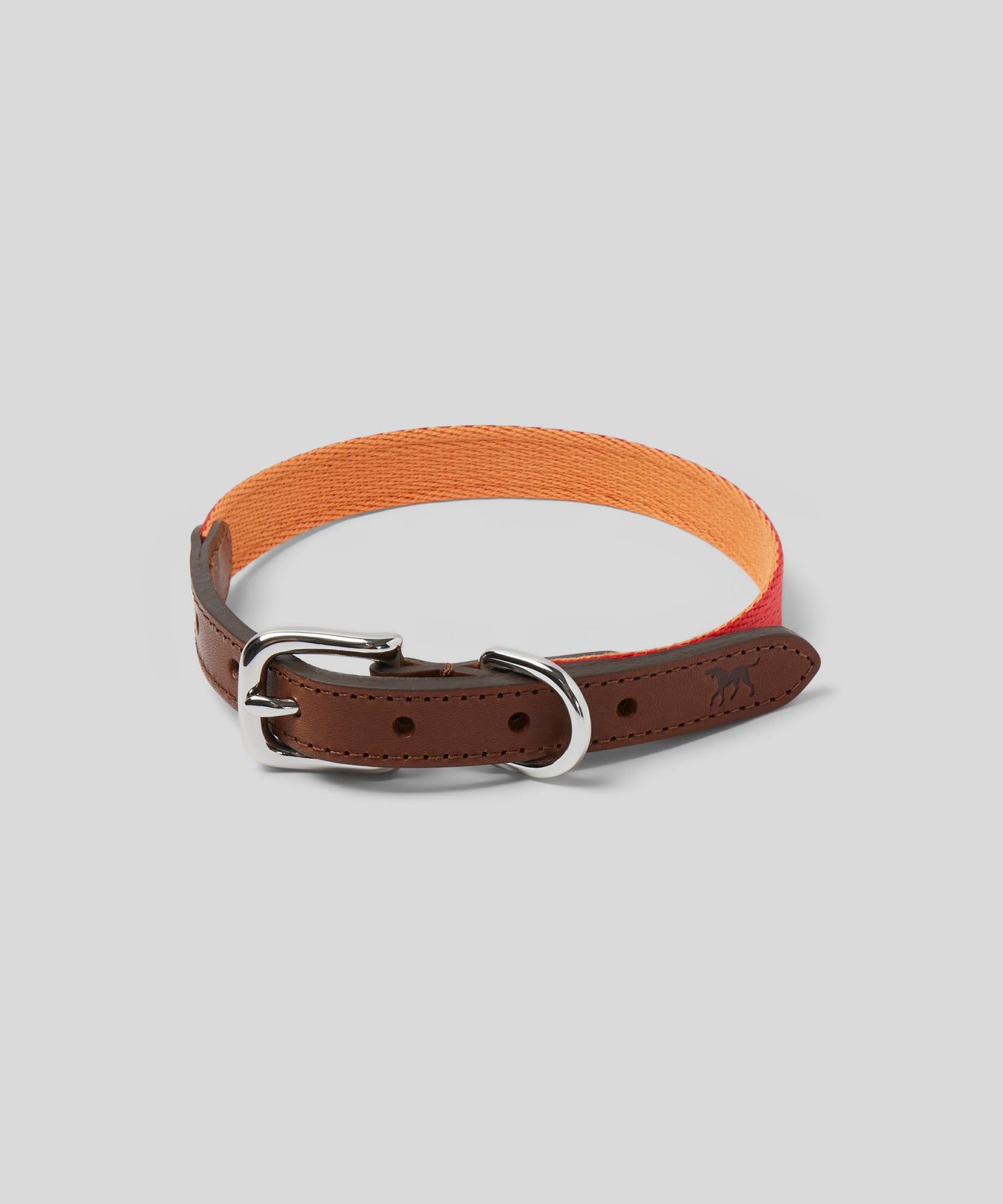 Goodwoof Webbing & Leather Dog Collar