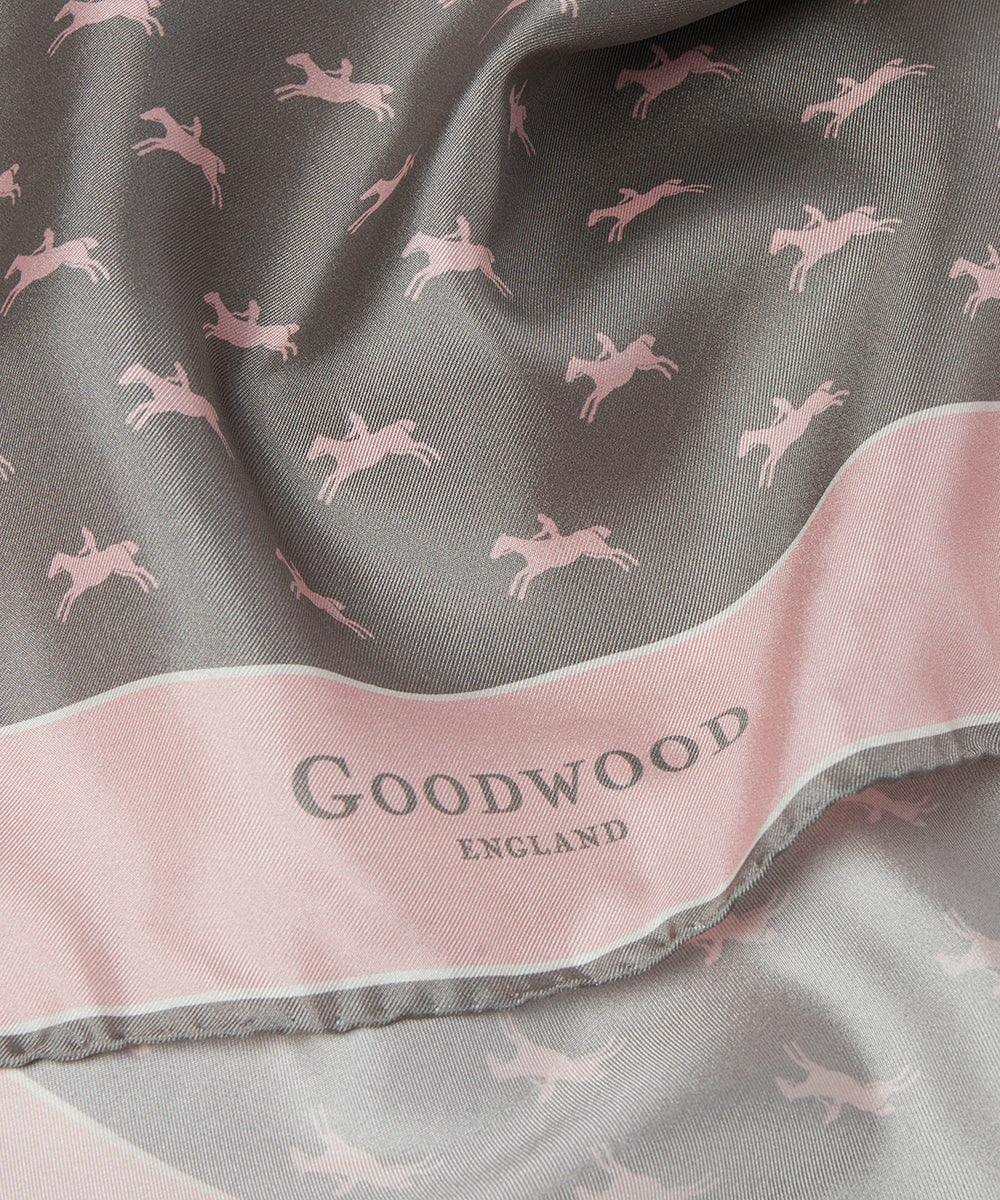 Silk Goodwood Members Horse Racing Scarf