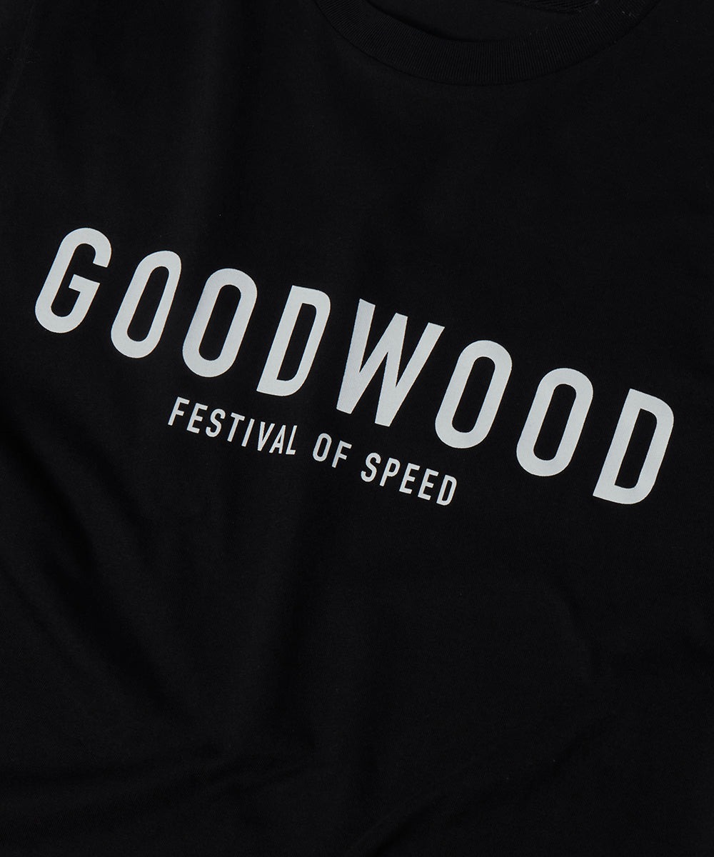 Goodwood Festival of Speed Monochrome Chequer Flag Long Sleeve T-Shirt