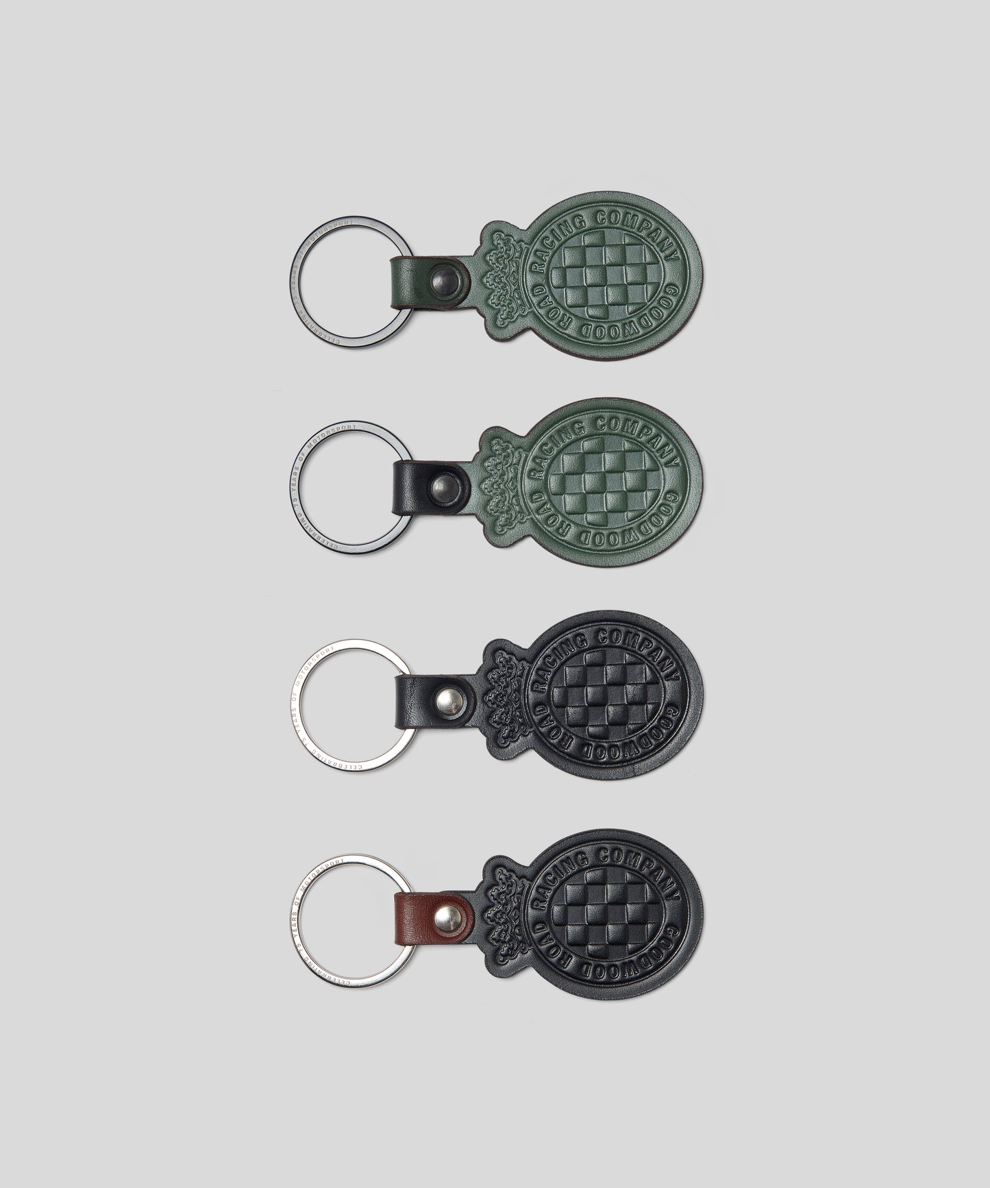 GRRC Leather Keyring