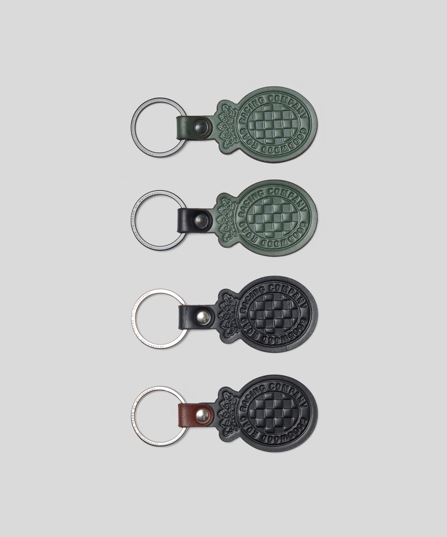 75 Year Anniversary GRRC Leather Key Ring