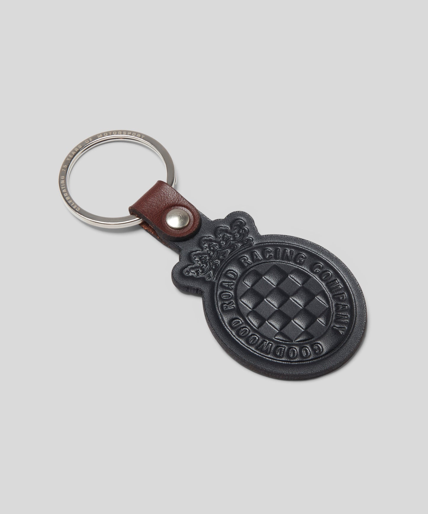 75 Year Anniversary GRRC Leather Key Ring