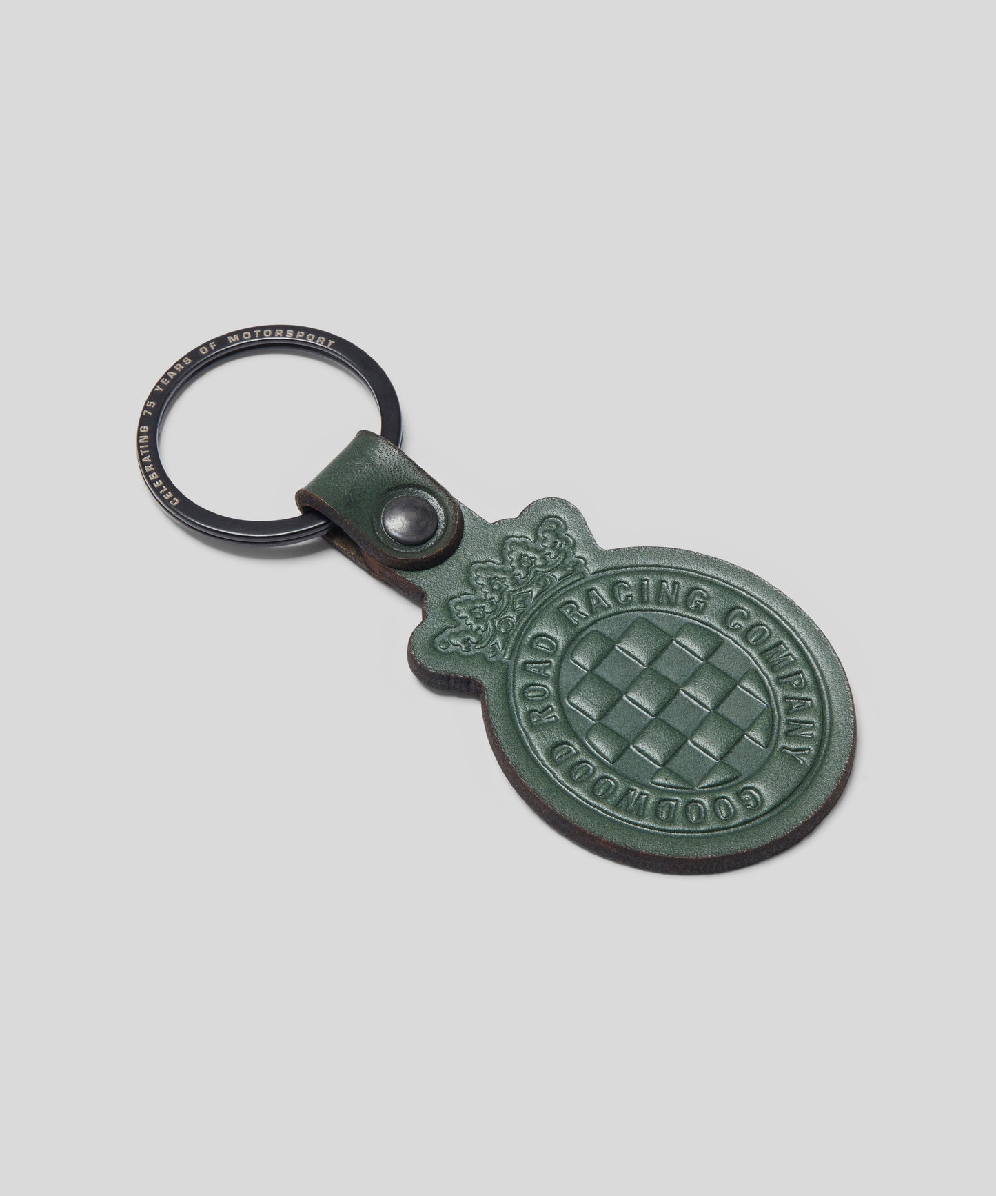 75 Year Anniversary GRRC Leather Key Ring