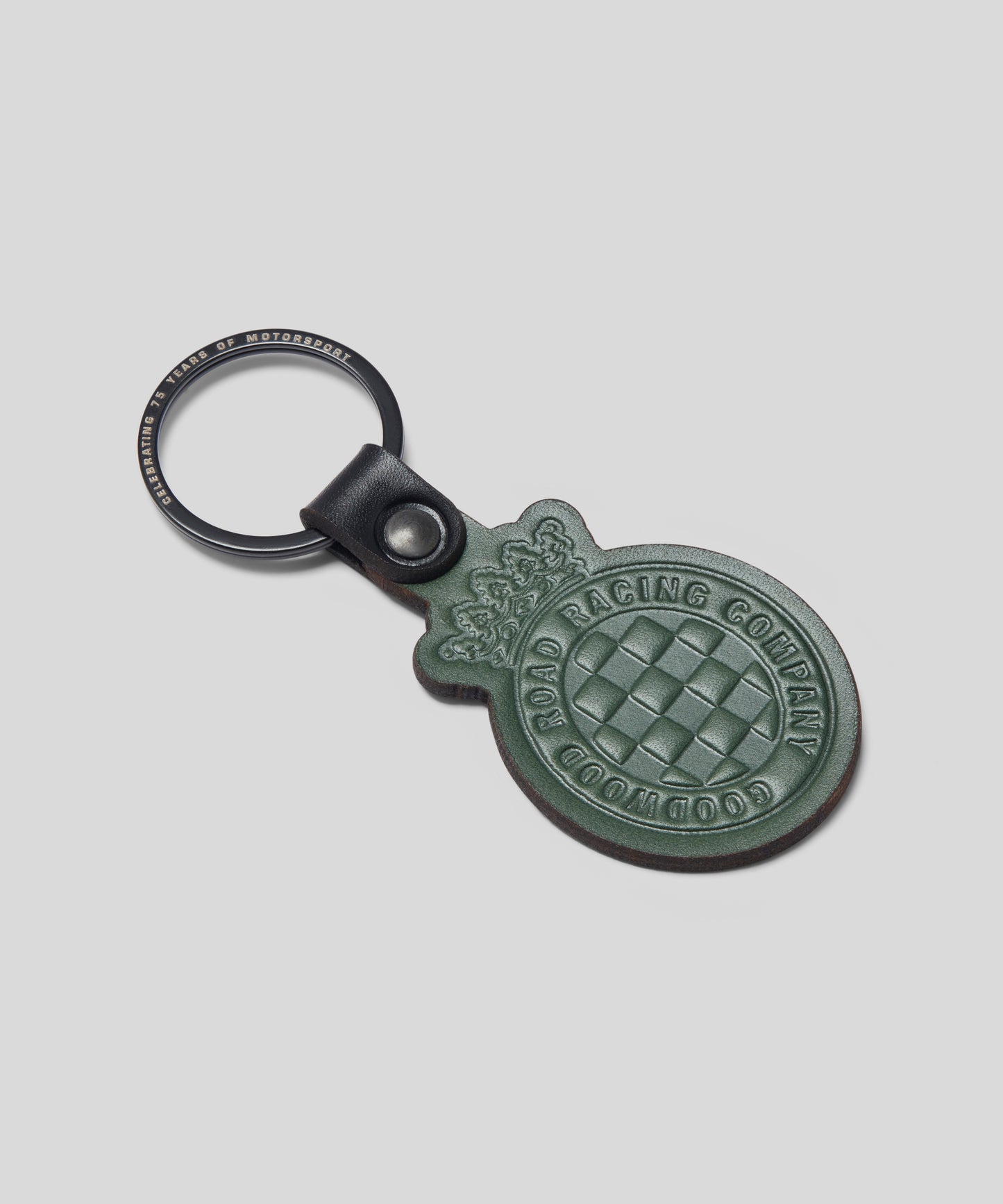 75 Year Anniversary GRRC Leather Key Ring