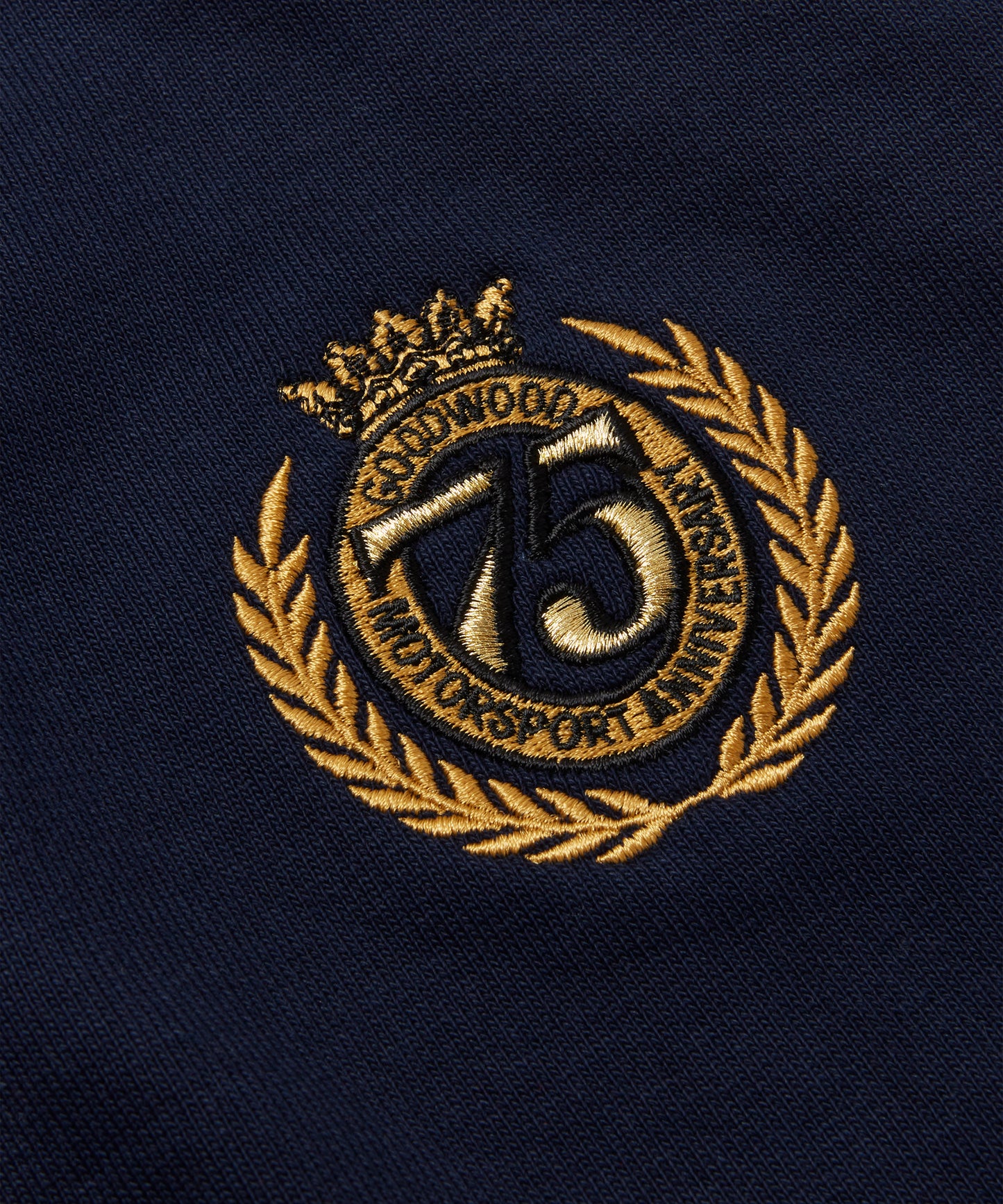 Goodwood 75 Year Anniversary Embroidered 1/4 Zip Sweatshirt