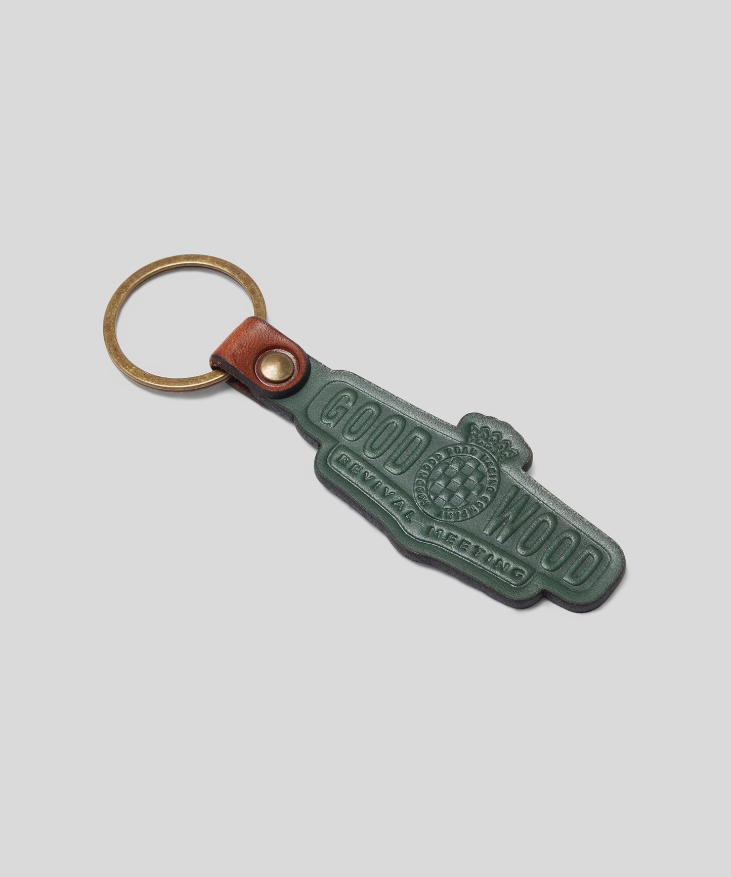 Goodwood Revival Leather Key Ring