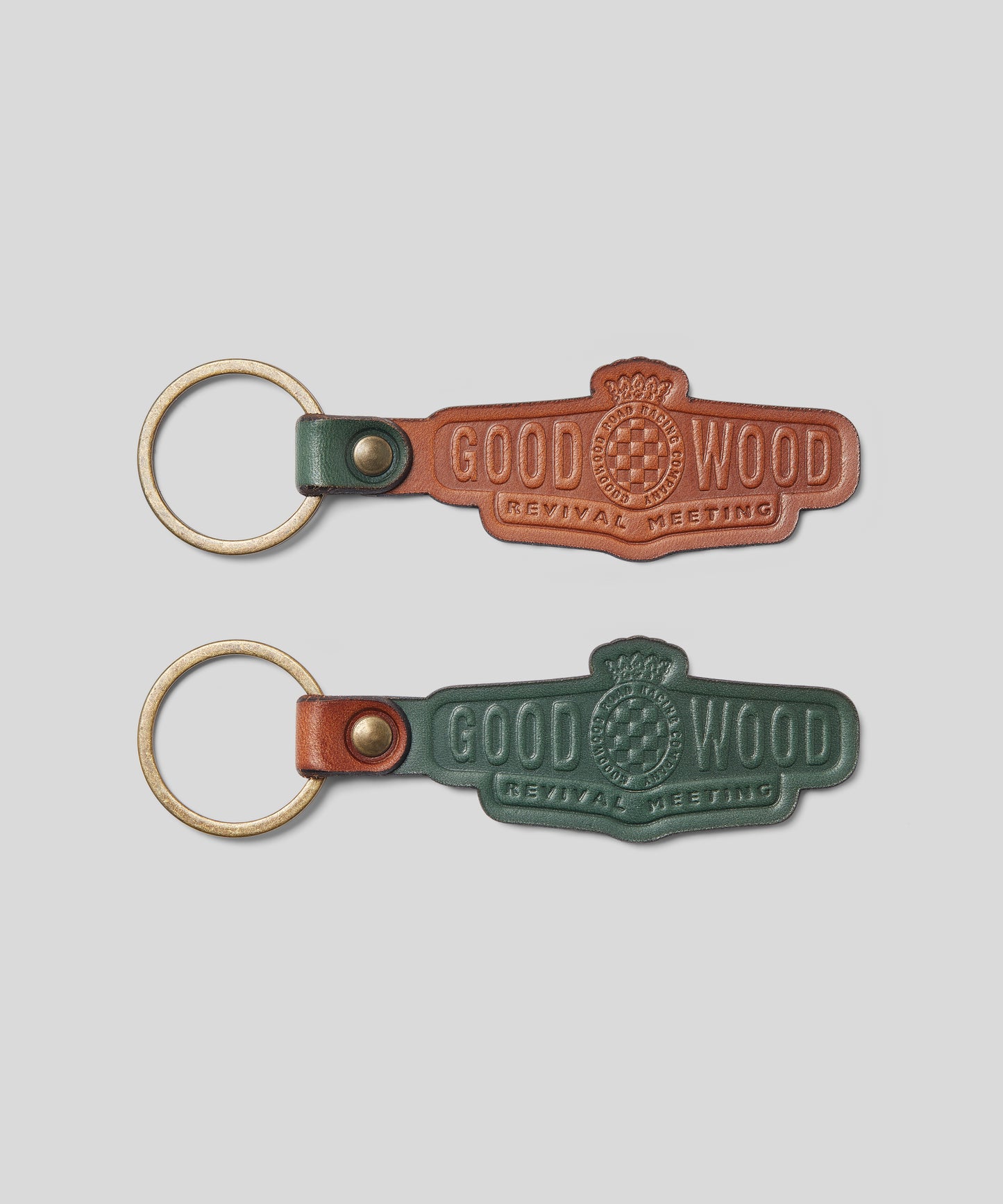 Goodwood Revival Leather Keyring