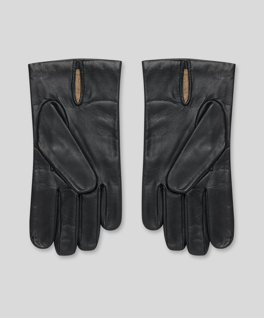 Goodwood Three-Point Cashmere-Lined Leather Mens Gloves