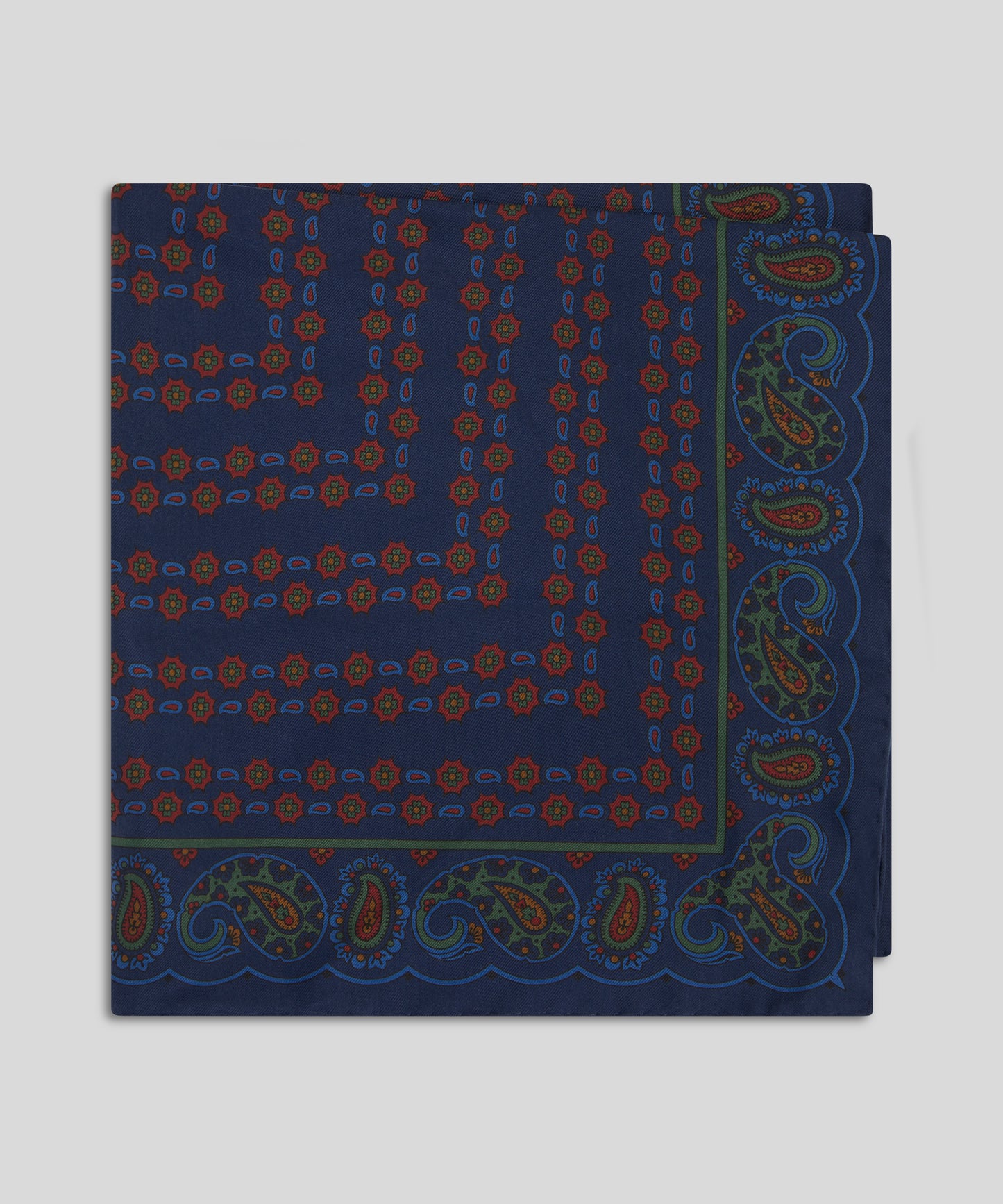 Goodwood Traditional Silk Pocket Square