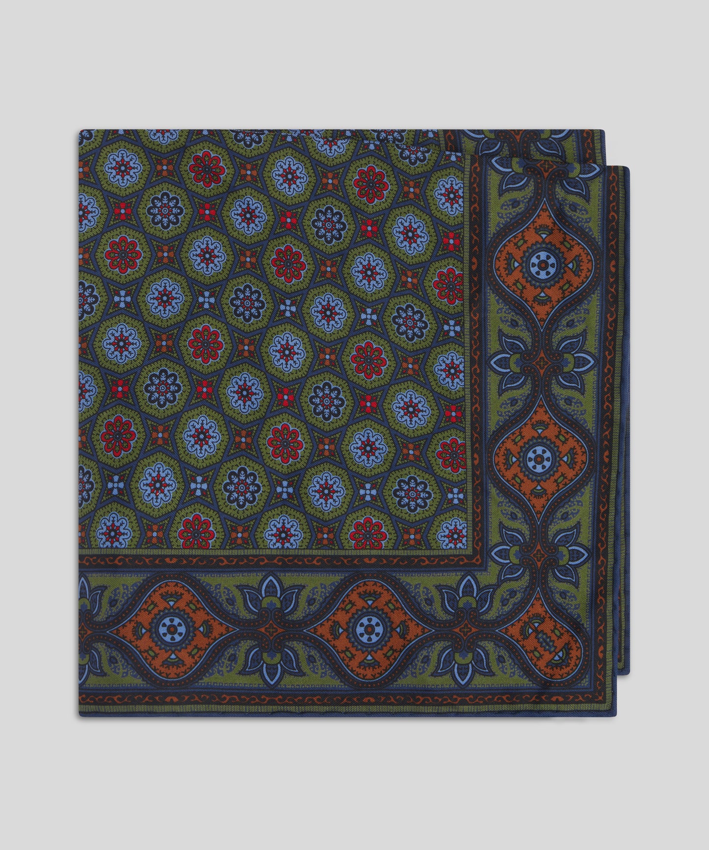 Goodwood Traditional Silk Pocket Square