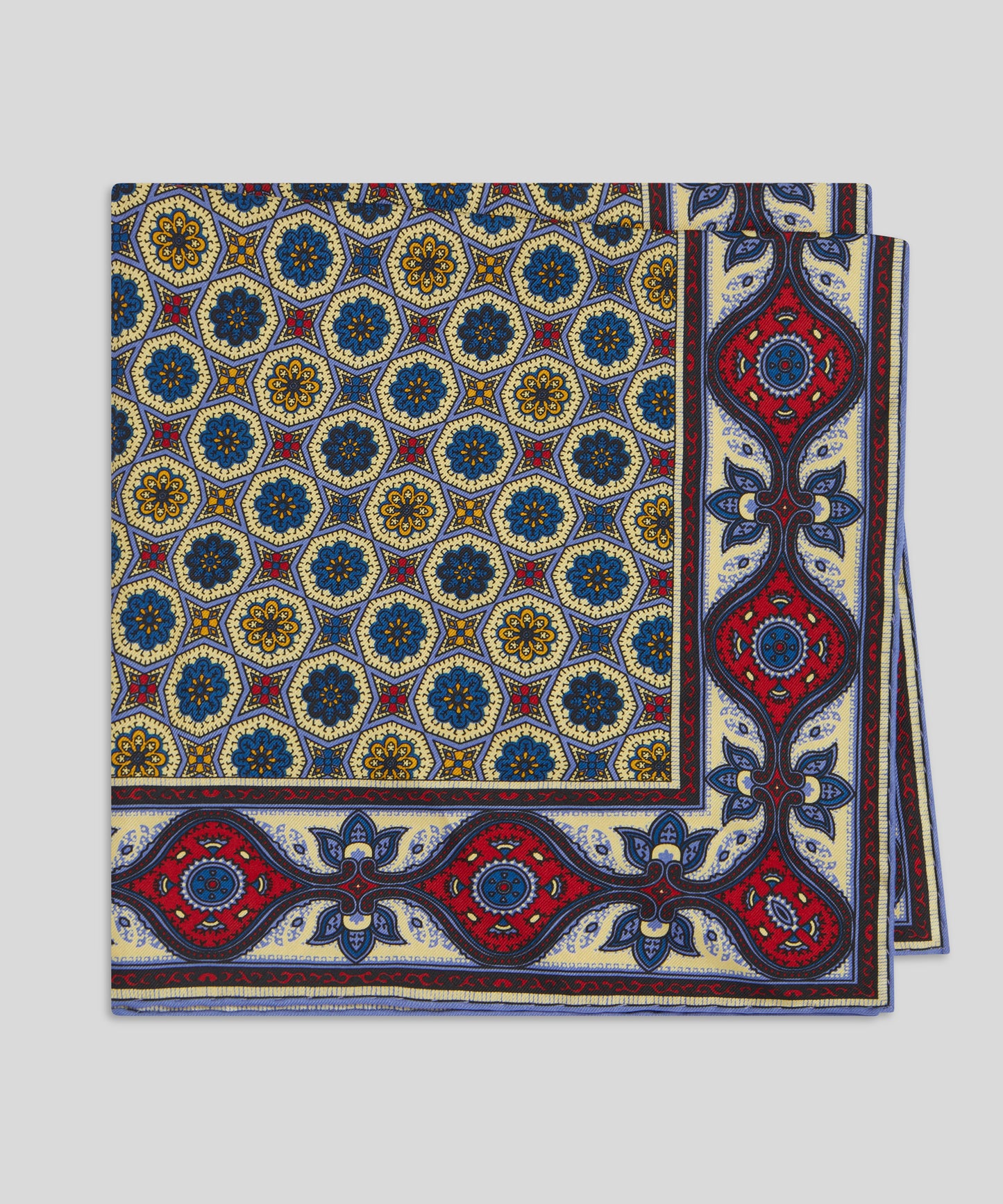 Goodwood Traditional Silk Pocket Square