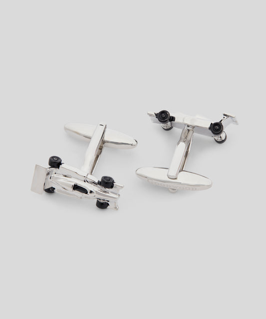 Goodwood Racing Car Cufflinks Silver