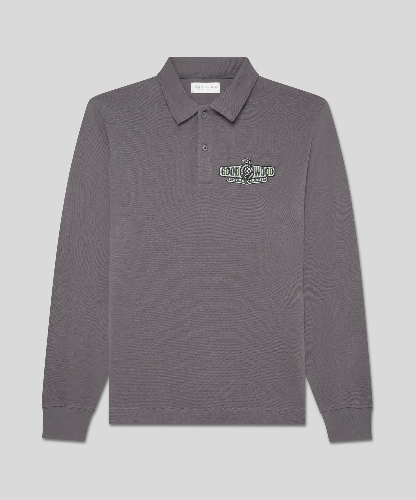 Goodwood Motor Circuit Long Sleeve Polo Shirt