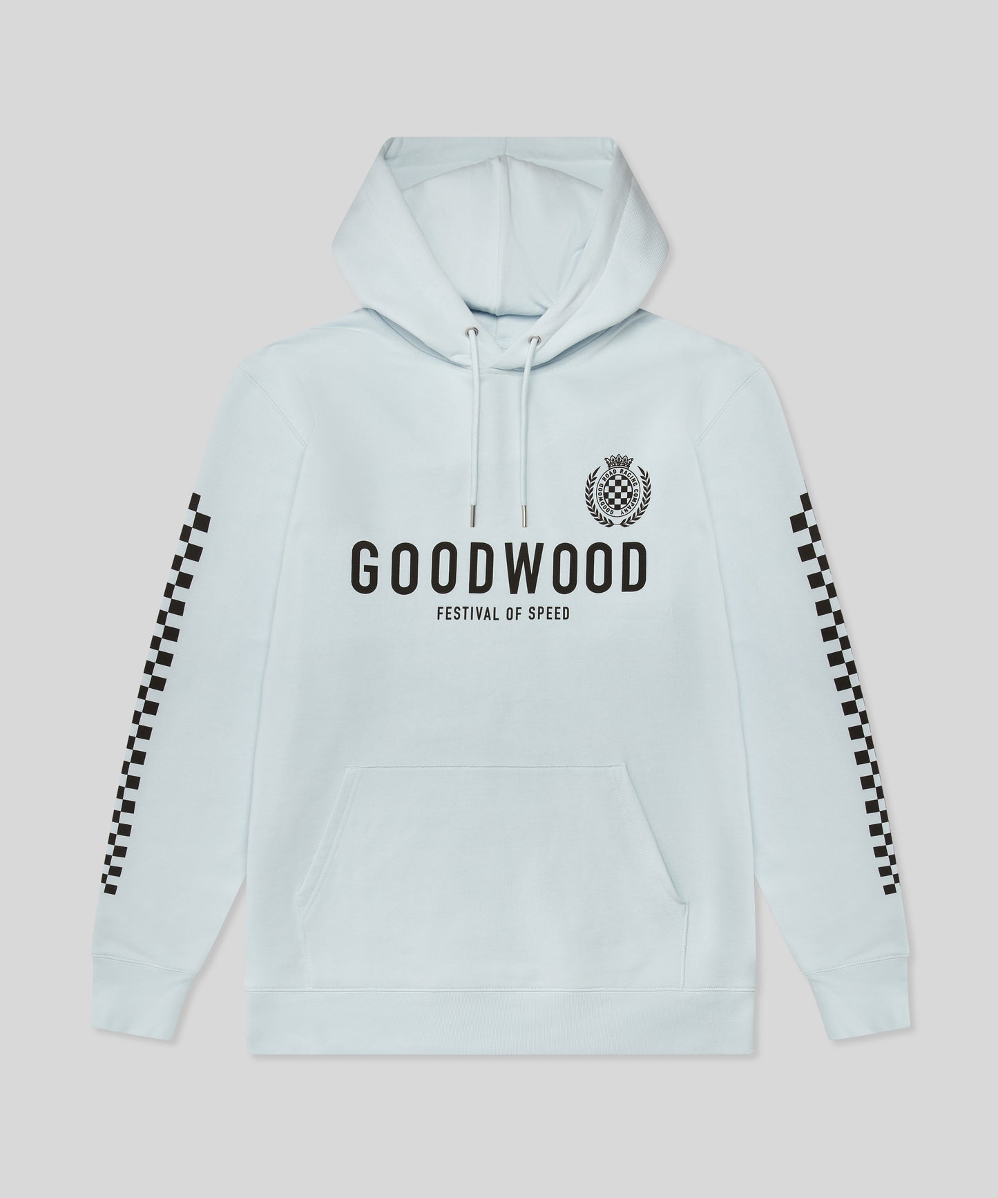 Goodwood Festival of Speed Monochrome Chequer Flag Hoodie