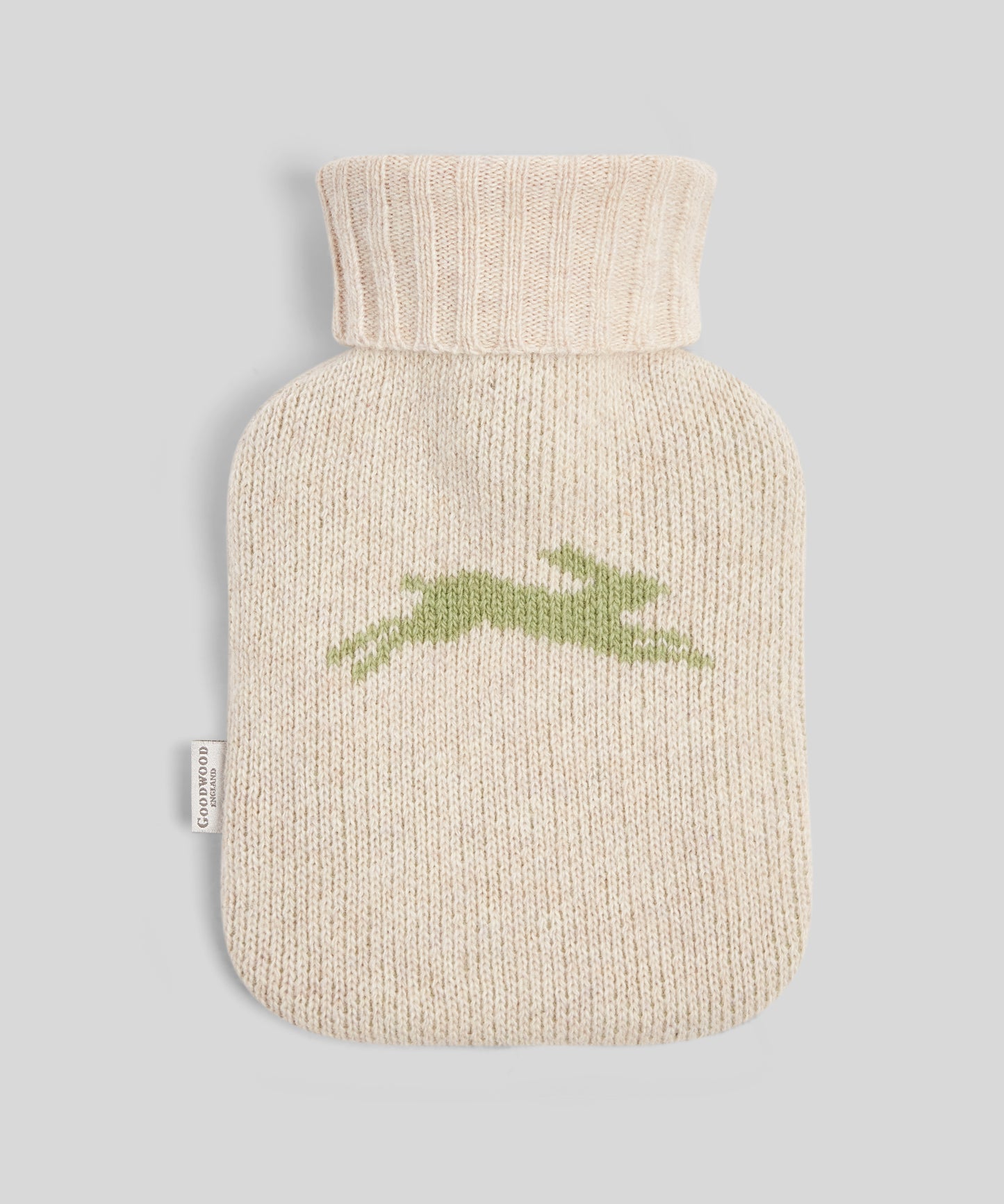 Goodwood Hot Water Bottle – Green Hare