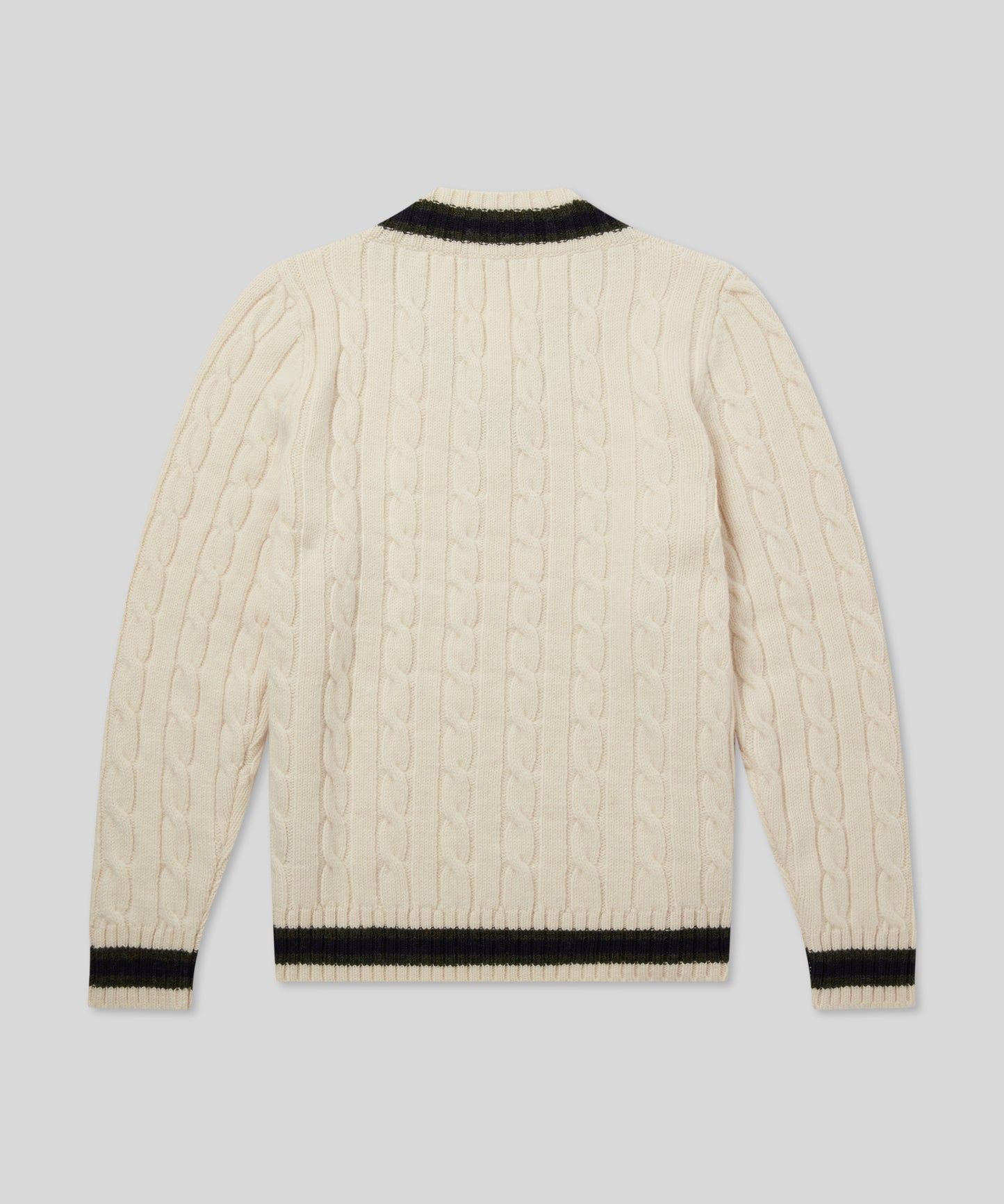 Goodwood Stripe Cricket Sweater