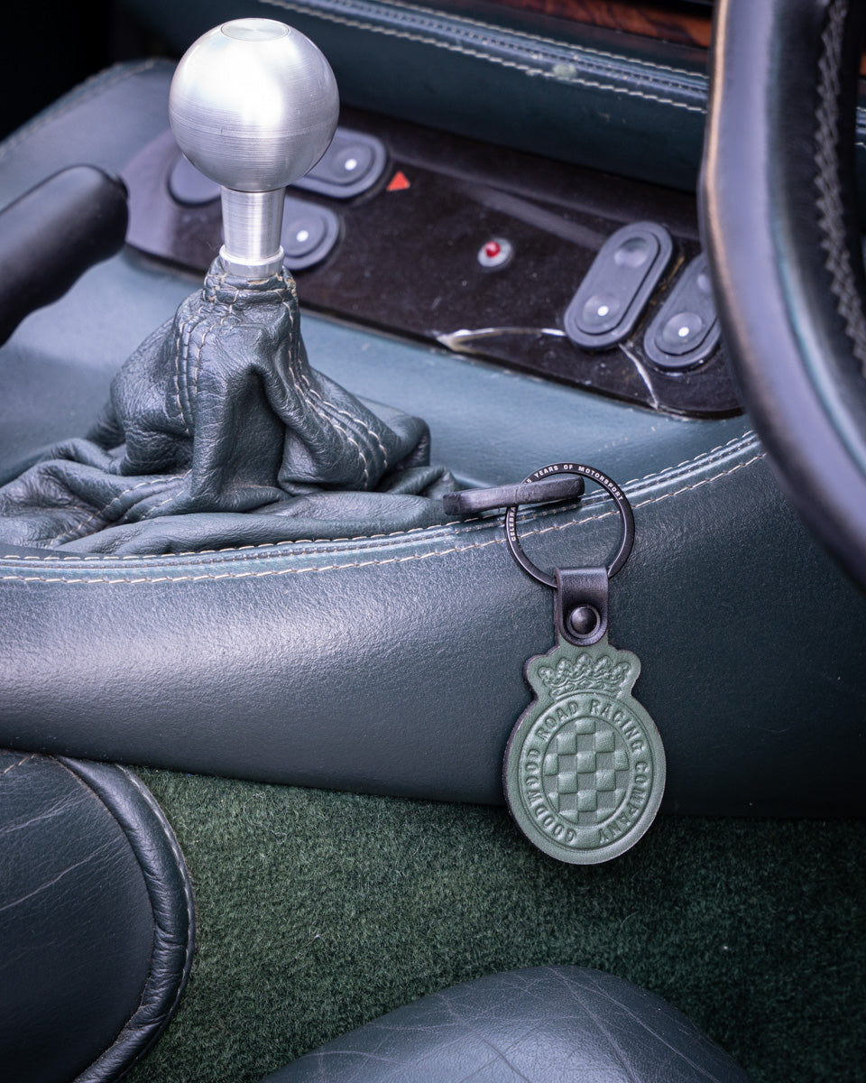 GRRC Leather Keyring
