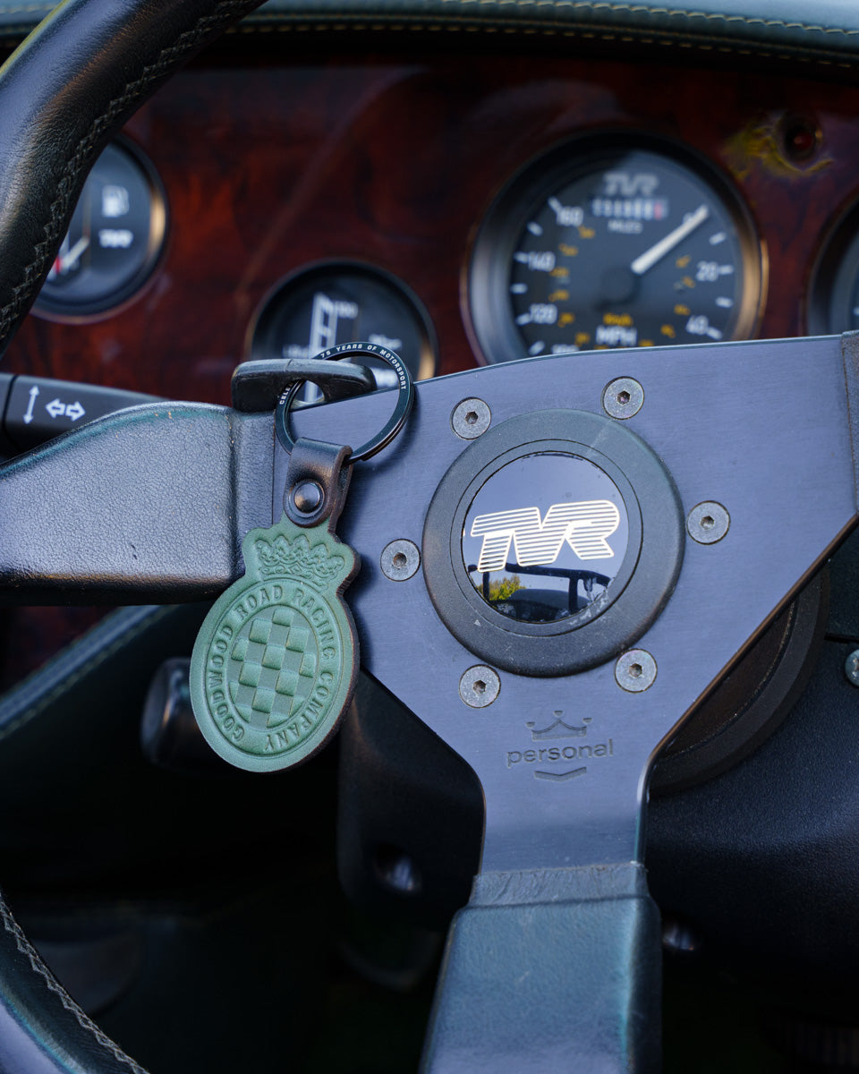 75 Year Anniversary GRRC Leather Key Ring