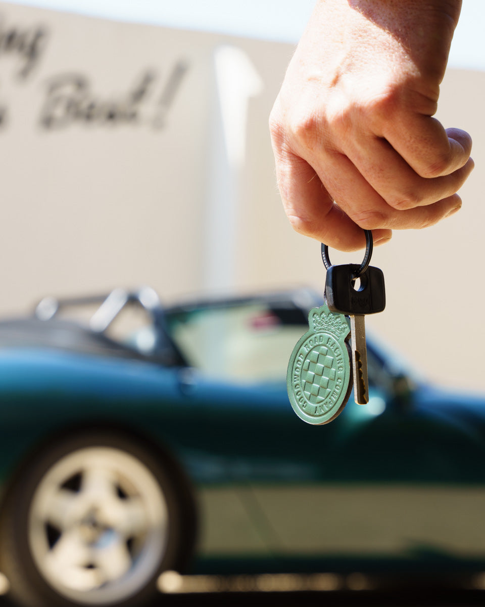 75 Year Anniversary GRRC Leather Key Ring