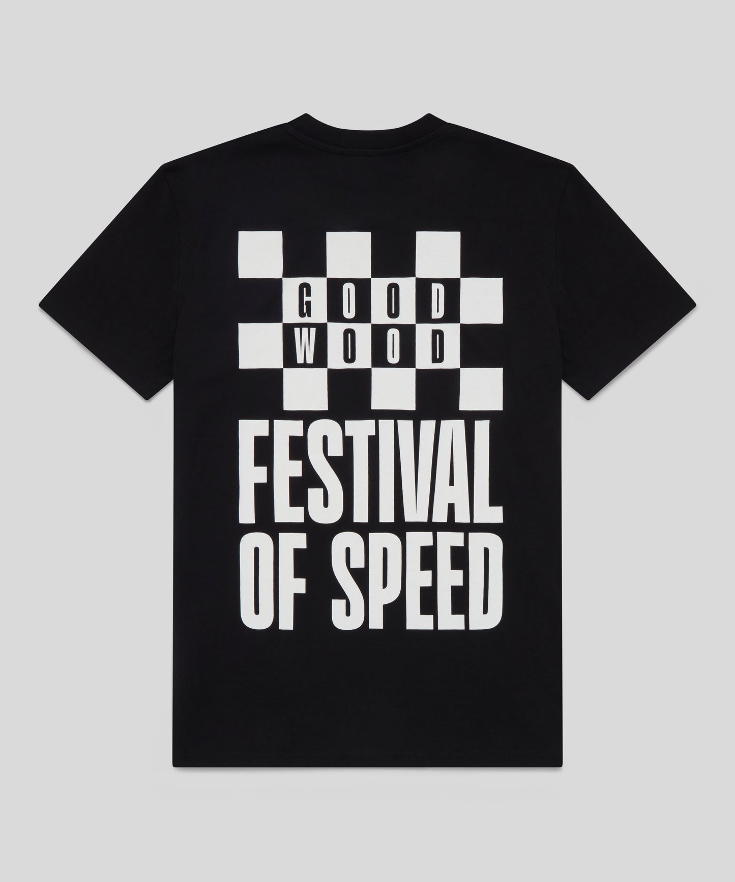 Goodwood Festival of Speed Bold Chequer Flag T-Shirt