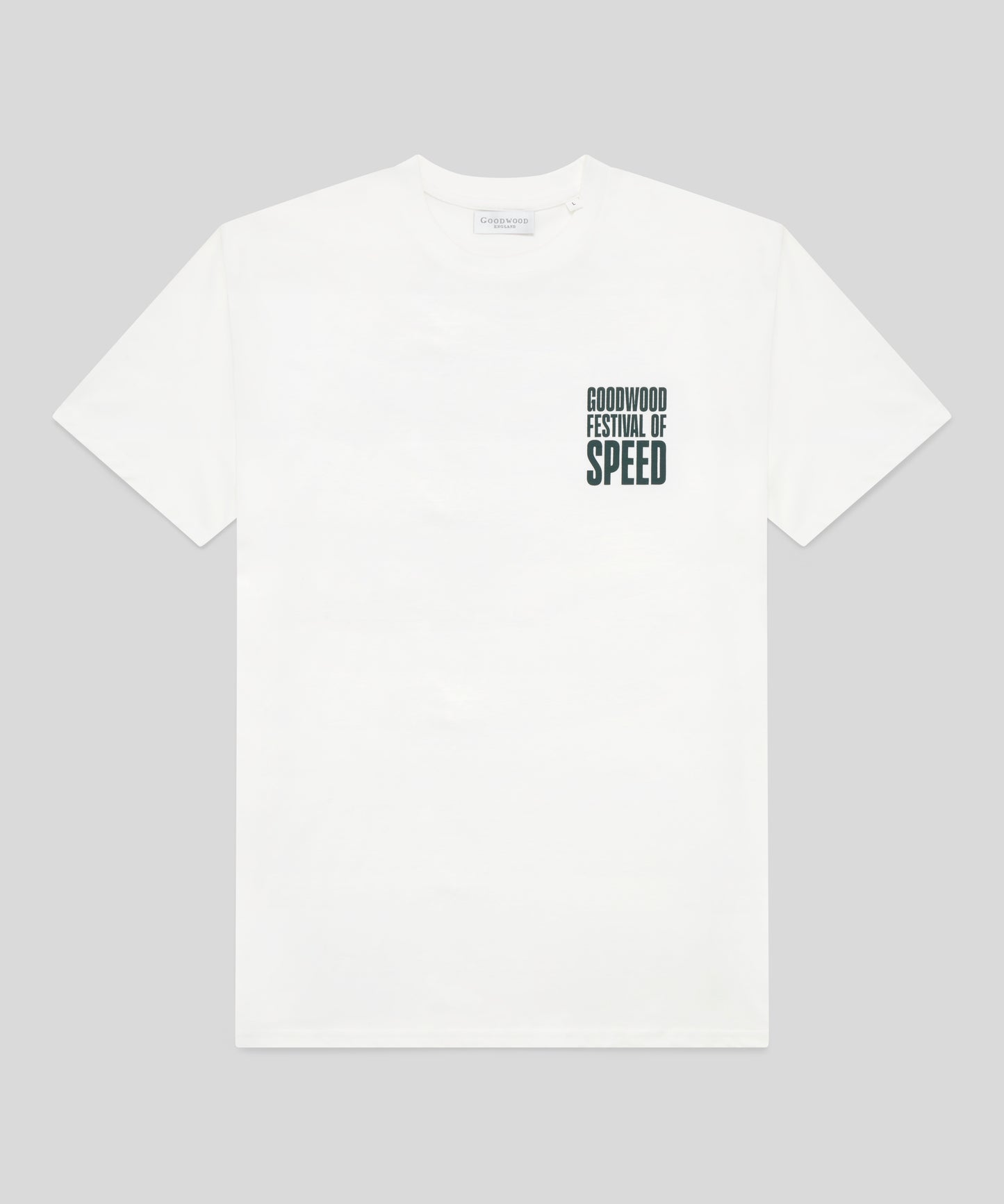 Goodwood Festival of Speed Bold Chequer Flag T-Shirt