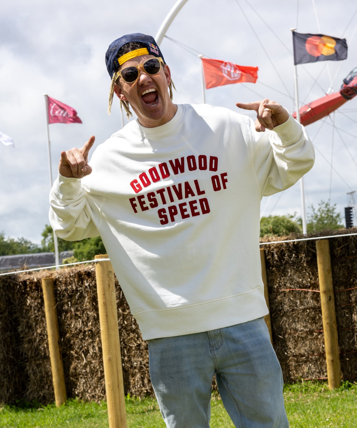 Goodwood Festival of Speed Varsity Applique Sweatshirt