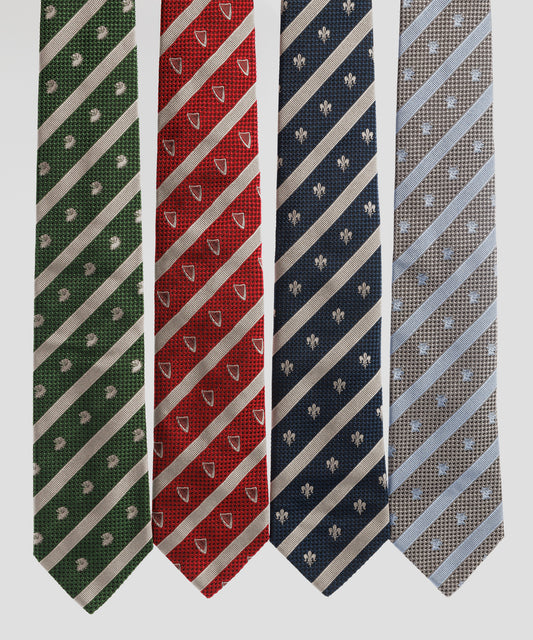 Members' Meeting House Textured Silk Tie