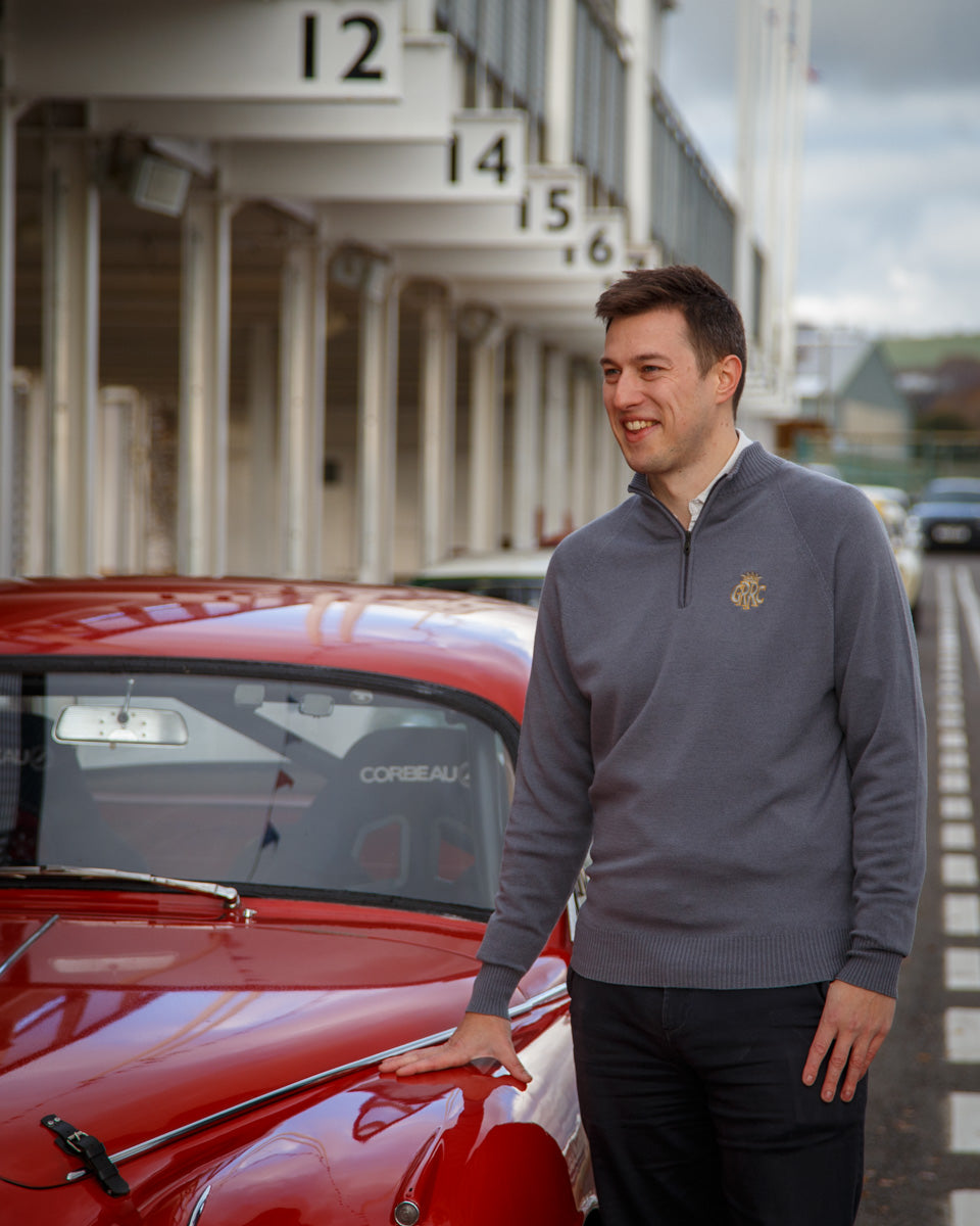 Goodwood GRRC Quarter-Zip Merino Jumper