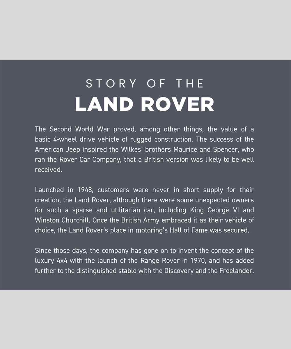 Story of the Land Rover Hardback Book