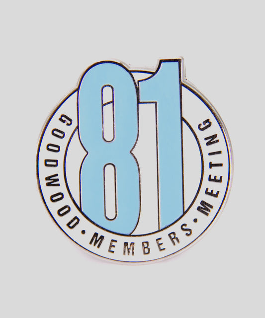 Goodwood 81st Members' Meeting Pin Badge