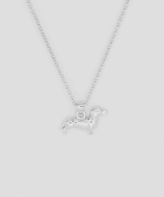 Goodwood Dachshund Sterling Silver Necklace