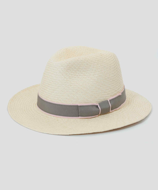 Goodwood Panama - Pink & Silver