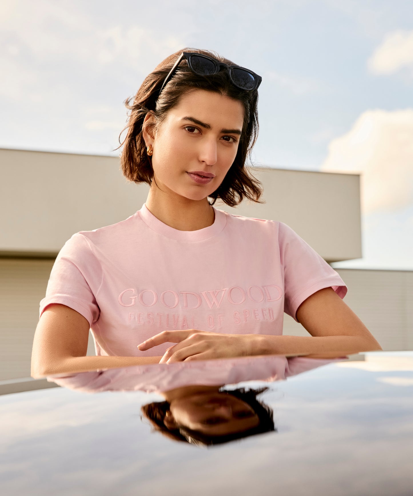 Goodwood Festival of Speed Classic Embroidery T-Shirt