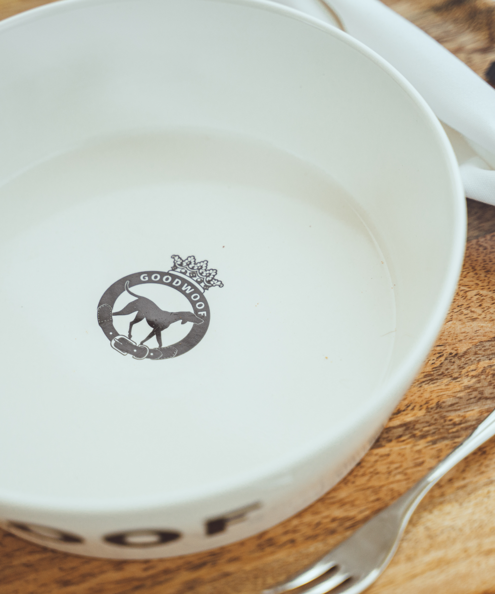 Goodwoof Porcelain Dog Bowl
