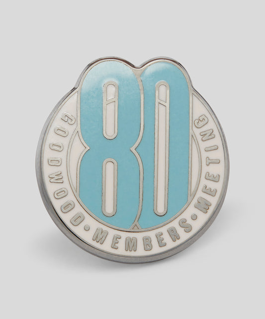 Goodwood 80th Members' Meeting Pin Badge