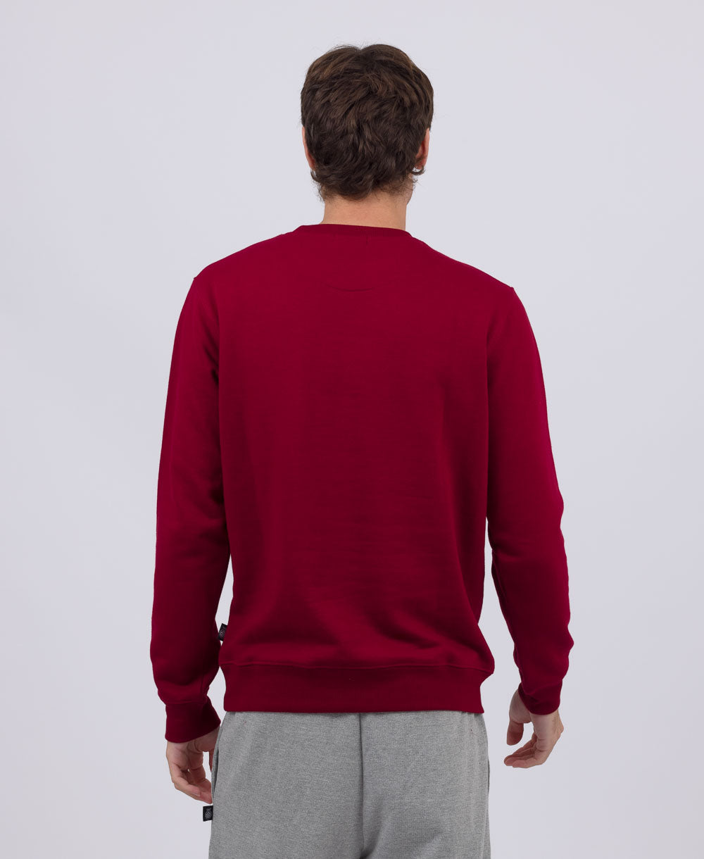 Goodwood Revival Embroidered Logo Sweatshirt Burgundy