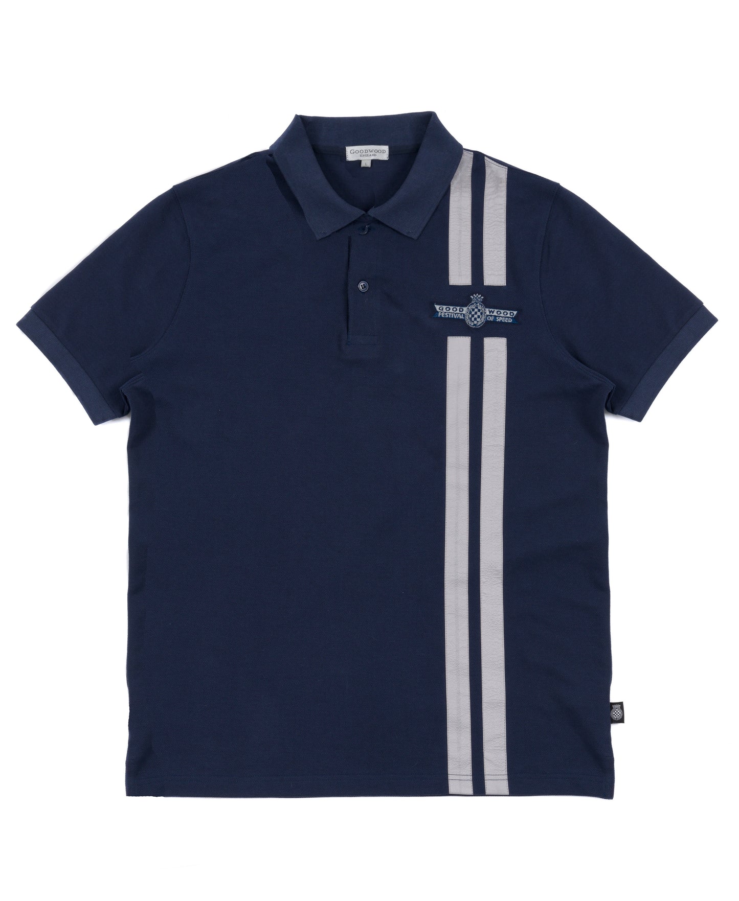 Goodwood Festival of Speed Cotton Navy Polo Shirt