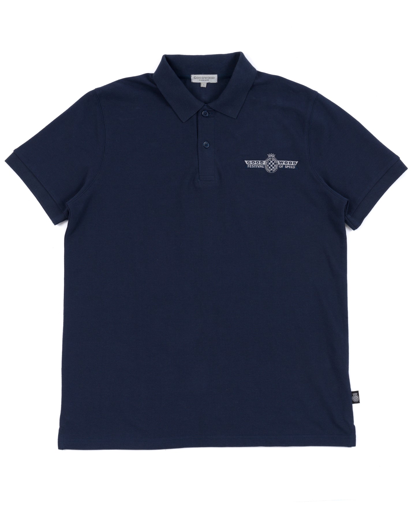 Goodwood Festival of Speed Cotton Navy Polo Shirt