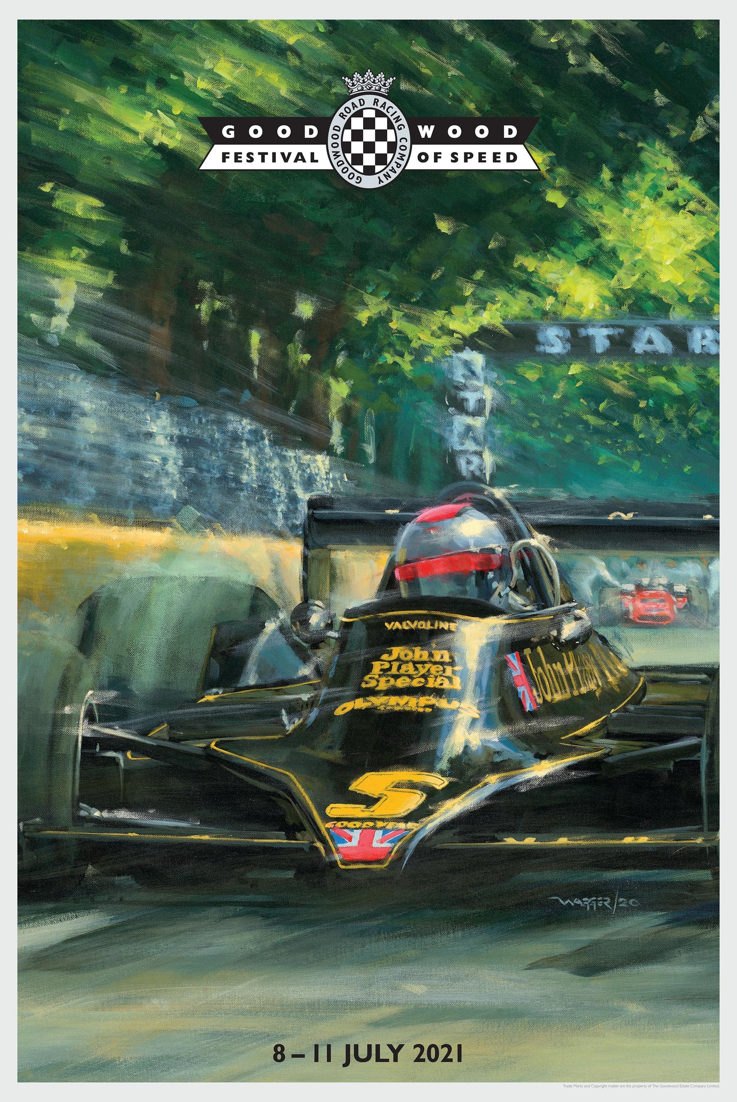 Goodwood Festival of Speed 2021 Poster (Lotus 79)