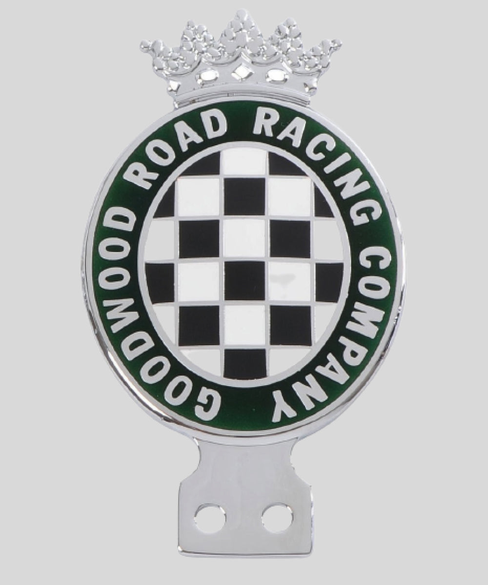 GRRC Enamel and Chrome Bottom Fitting Car Badge